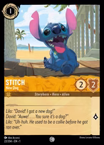 Stitch Lorcana card