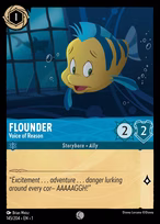 Flounder Lorcana card