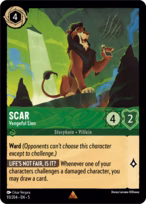 Scar Lorcana card