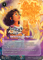 Fantastical and Magical Lorcana card