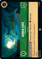 Hidden Cove Lorcana card