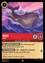 Maui Lorcana card