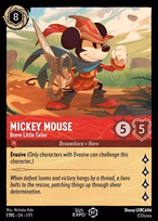 Mickey Mouse Lorcana card