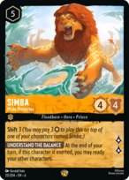 Simba Lorcana card