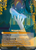 The Glass Slipper Lorcana card
