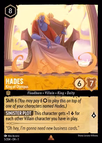 Hades Lorcana card