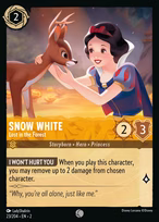 Snow White Lorcana card