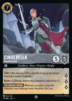 Cinderella Lorcana card