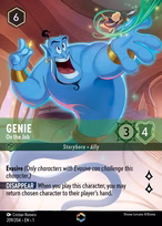 Genie Lorcana card