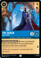 The Queen Lorcana card