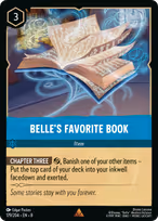 Belle's Favorite Book Lorcana card