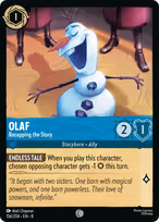 Olaf Lorcana card