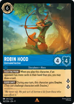 Robin Hood Lorcana card