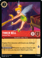 Tinker Bell Lorcana card