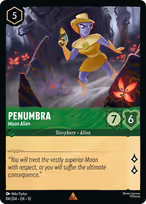 Penumbra Lorcana card