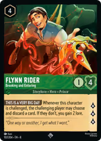 Flynn Rider Lorcana card