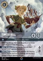 Tinker Bell Lorcana card
