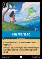 How Far I'll Go Lorcana card