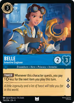 Belle Lorcana card