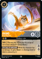 Rhino Lorcana card