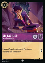Dr. Facilier Lorcana card