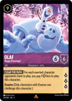 Olaf Lorcana card