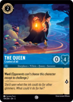 The Queen Lorcana card