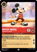 Mickey Mouse Lorcana card