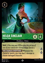 Helga Sinclair Lorcana card