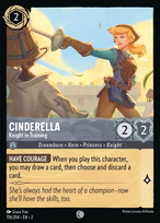Cinderella Lorcana card