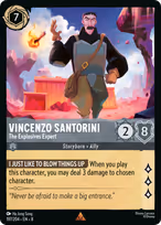 Vincenzo Santorini Lorcana card