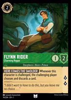 Flynn Rider Lorcana card