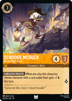 Scrooge McDuck Lorcana card