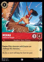 Moana Lorcana card
