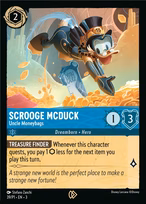 Scrooge Mcduck Lorcana card