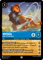Mufasa Lorcana card