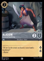Aladdin Lorcana card