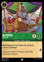 Aladdin Lorcana card