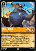 Chief Bogo Lorcana card