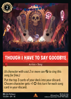 Though I Have to Say Goodbye