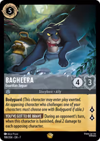 Bagheera Lorcana card