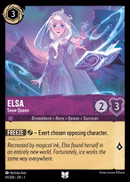 Elsa Lorcana card