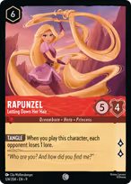 Rapunzel Lorcana card