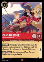 Captain Hook Lorcana card