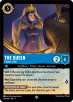 The Queen Lorcana card