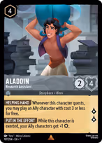 Aladdin Lorcana card