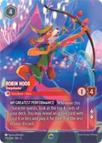 Robin Hood Lorcana card
