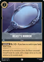 Beast's Mirror Lorcana card