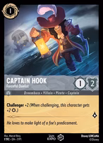 Captain Hook Lorcana card