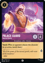 Palace Guard Lorcana card